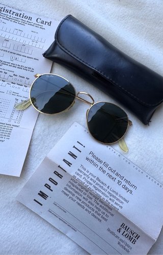 Ray-Ban Bausch & Lomb USA Vintage Round Metal Orig