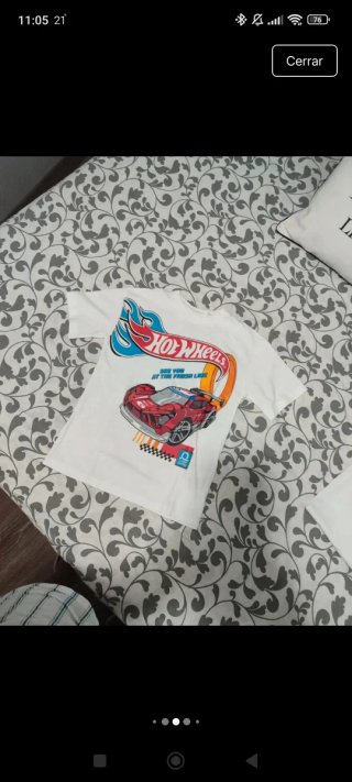 Lote 4 camisetas niño 7-8 años