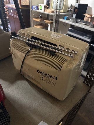 TV Vintage Grundig Beige/Nero