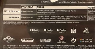 Pack Películas Super Mario 4K + Blu-Ray Nuevas