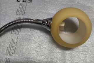 Lampada da parete Polipo vetro ambra