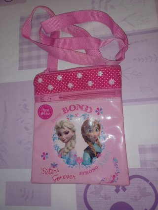 Bolsito Frozen Disney Niña Rosa