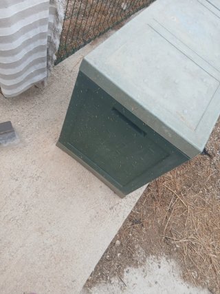 Baúl de resina para exterior