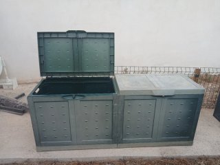 Baúl de resina para exterior