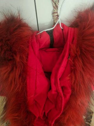Abrigo acolchado DI-BYE rojo