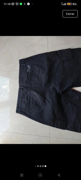Pantalón cargo largo hombre