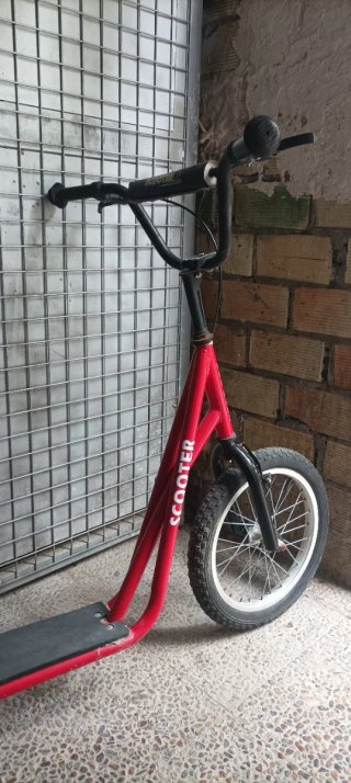 Patin Scooter Rojo Ruedas Grandes