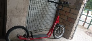 Patin Scooter Rojo Ruedas Grandes