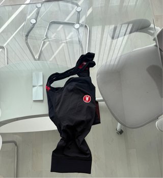 Culote Castelli Negro Rojo Talla L