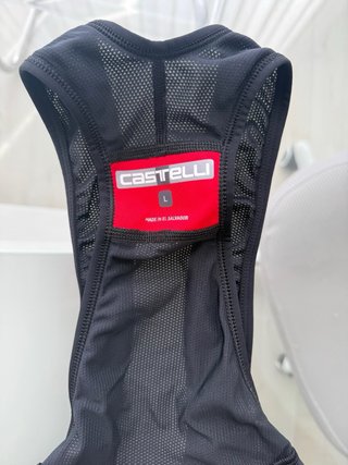Culote Castelli Negro Rojo Talla L