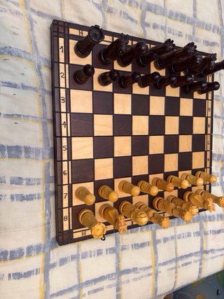 Ajedrez de madera