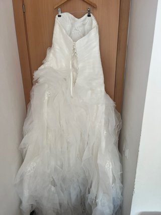 Vestido de Novia Blanco con Pedrería