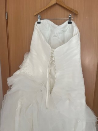 Vestido de Novia Blanco con Pedrería