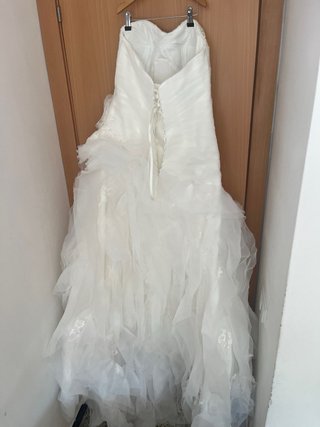 Vestido de Novia Blanco con Pedrería