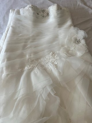 Vestido de Novia Blanco con Pedrería
