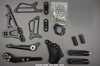 Estriberas retrasadas SUZUKI GSXR 1000 2009 - 2016
