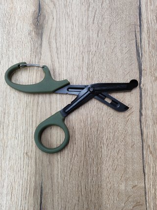 Tijeras Tácticas de Emergencia Trauma EDC - Verdes