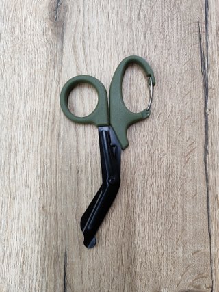 Tijeras Tácticas de Emergencia Trauma EDC - Verdes