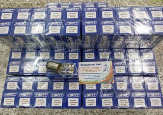 Lote 10 Lámparas HERT 12V 25/25W BA20D