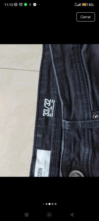 Pantalón vaquero hombre largo