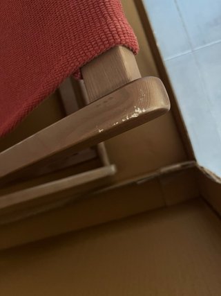 Tumbona plegable Zara Home madera y algodón