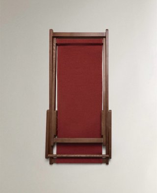 Tumbona plegable Zara Home madera y algodón