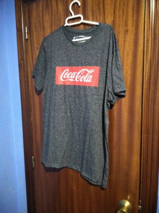 Camiseta Coca-Cola Gris Talla L