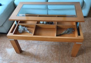 Sets mesas y 6 Sillas Madera Cerezo