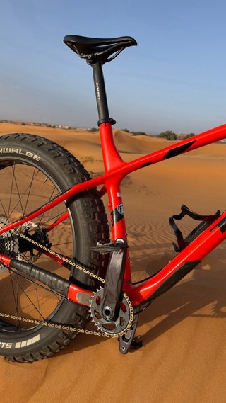 Bicicleta Trek Fat Bike Roja