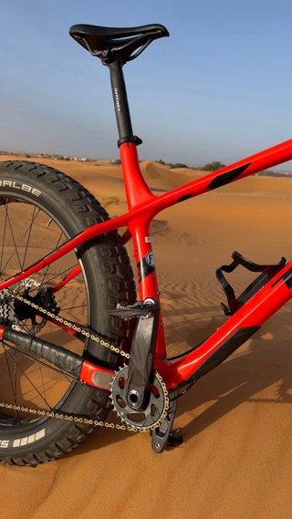 Bicicleta Trek Fat Bike Roja