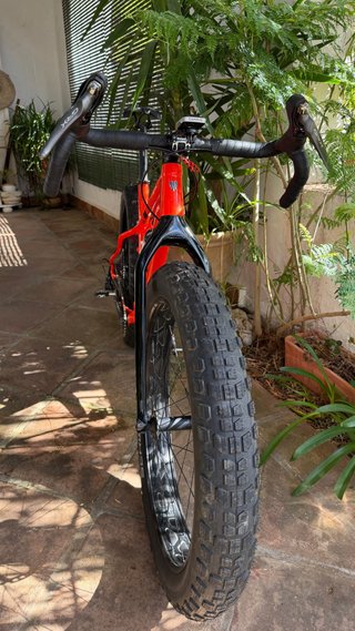 Bicicleta Trek Fat Bike Roja