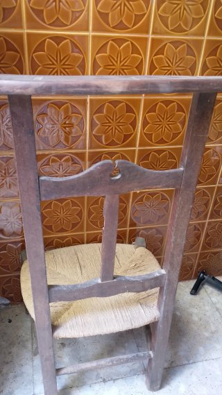 Silla Antigua Castellana Enea Madera