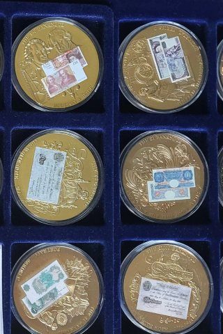 Collezione di medaglie di Banconote Britanniche