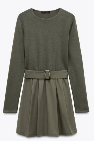 Vestido Zara verde Talla M