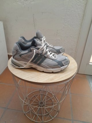 Zapatillas Adidas Talla 44 Gris/Blanco
