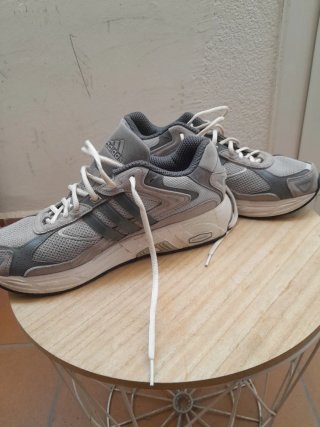 Zapatillas Adidas Talla 44 Gris/Blanco