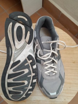 Zapatillas Adidas Talla 44 Gris/Blanco