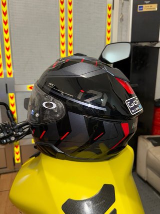 Casco HJC APC i71 Negro/Gris/Rojo