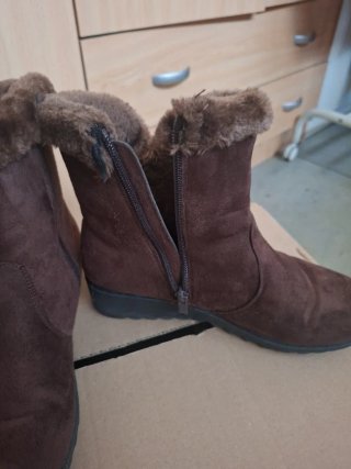 Botas de mujer marrones con forro