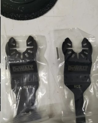 Set de accesorios y cuchillas multiherramienta