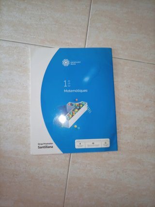 Libro Matemáticas 1 ESO Santillana
