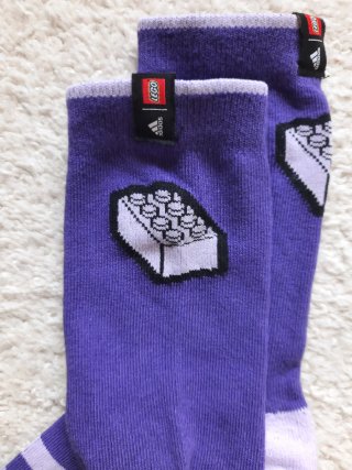 Calcetines Lego x Adidas Morado Blanco