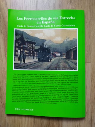 Libro LOS FERROCARRILES DE VIA ESTRECHA EN ESPAÑA