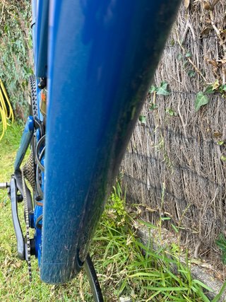 MTB Cannondale Scalpel XL azul 10,7 kg montada.