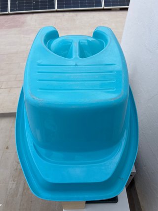 Bañera para bebé azul