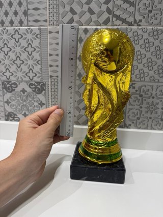 Réplica Copa Mundial Fútbol Dorada