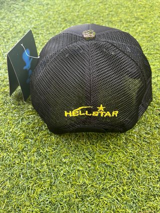 Gorra Hellstar Negra y Amarilla Ajustable