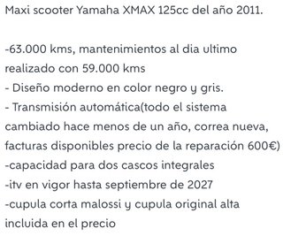 Yamaha XMAX 2011 Executive ABS Gris