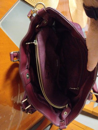 Bolso Desigual Morado Bordado