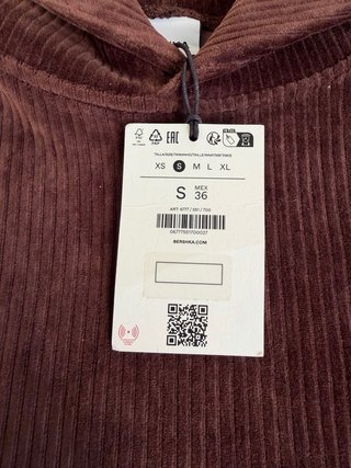 Sudadera Bershka pana marrón Talla S